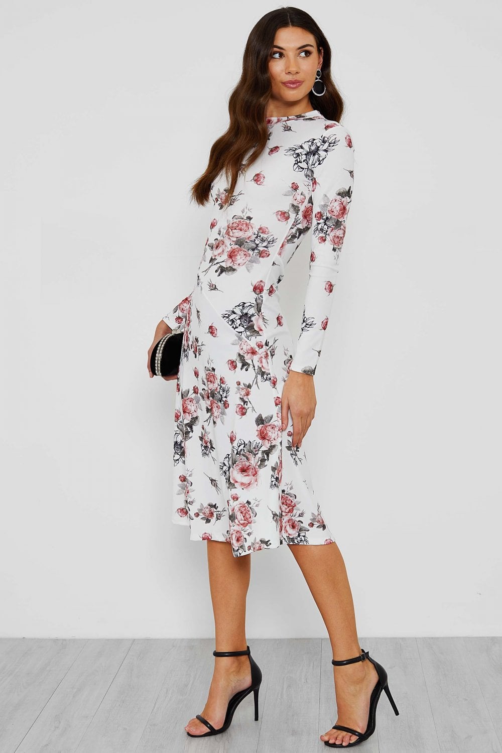 flower midi dress uk